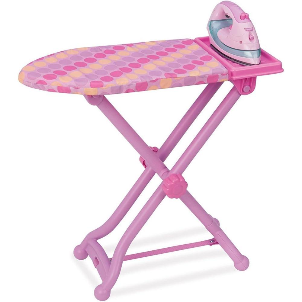 imageBattat  Play Circle  House Cleaning Set For Kids  Toy Iron  Foldable Ironing Board  Pretend Play  3 Years
