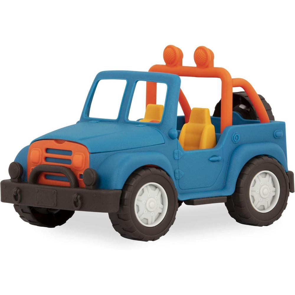imageBattat  Wonder Wheels  Blue Toy Camper Van  Toy Rv For Kids Toddlers  Realistic Details  Recyclable Materials  Camper Van  1 Year 44 Truck