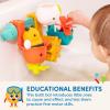 Battat – 10 Stackin’ Bath Boats – Numbered & Stackable Bathtime – Floating Toys For The Bath, Pool, Beach – Educational Toys – 6+ Months(Bath Bar)