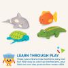 Battat – 10 Stackin’ Bath Boats – Numbered & Stackable Bathtime – Floating Toys For The Bath, Pool, Beach – Educational Toys – 6+ Months(Bath Toys)