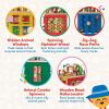Battat – Activity Cube With Farm Theme – Educational Wooden Toys For Toddlers And Kids – 1 Year +(Standard)