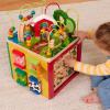 Battat – Activity Cube With Farm Theme – Educational Wooden Toys For Toddlers And Kids – 1 Year +(Standard)