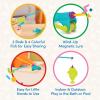 Battat – Assorted Bath Toys – 9 Pieces Animal Squirters – Pool – 10 Months+ – Bath Buddies (9 Pieces)(Magnetic Fishing Set)