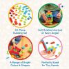 Battat – Bristle Blocks – STEM Interlocking Building Blocks – 50 Pieces Playset – Developmental Toys for Toddlers & Kids – Basic Builder Bucket – 2+ Years(Bristle Block Bucket)