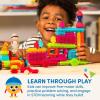 Battat – Bristle Blocks – STEM Interlocking Building Blocks – 50 Pieces Playset – Reusable Carry Case – Developmental Toys for Toddlers & Kids – Basic Builder Case – 2+ Years(85Pc Safari Adventure!)