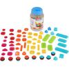 Battat – Bristle Blocks – STEM Interlocking Building Blocks – 80 Pieces Playset – Reusable Storage Bucket – Developmental Toys for Toddlers & Kids – Big Value Case – 2+ Years
