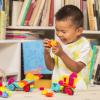 Battat – Bristle Blocks – STEM Interlocking Building Blocks – 80 Pieces Playset – Reusable Storage Bucket – Developmental Toys for Toddlers & Kids – Big Value Case – 2+ Years
