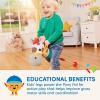Battat – Classic Hobby Horse – Plush Stick Horse – Wooden Pole & Sensory Textures – Realistic Sounds – 2+ Years – Pony Pal(Hobby Horse)