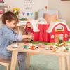 Battat – Farm Animal Play Set – 25 Animals, Fences, Farmers, Tractor, Trailer & More for Toddlers 18 Months+(Farm Animals with Acc (25 Pcs))