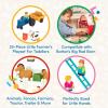 Battat – Farm Animal Play Set – 25 Animals, Fences, Farmers, Tractor, Trailer & More for Toddlers 18 Months+(Farm Animals with Acc (25 Pcs))