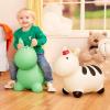 Battat – Inflatable Bouncer – Air Pump Included – Bouncy Animal – Soft & Safe – 18+ Months – Hoppin’ Dino(Dinosaur)