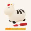 Battat – Inflatable Bouncer – Air Pump Included – Bouncy Animal – Soft & Safe – 18+ Months – Hoppin’ Dino(Zebra)