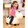 Battat – Inflatable Bouncer – Air Pump Included – Bouncy Animal – Soft & Safe – 18+ Months – Hoppin’ Dino(Zebra)