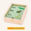 Battat – One – Match Puzzle – Alphabets Wooden Puzzle for Toddlers – Wooden Toys – Educational Toys – 3+ Years– Self Correcting Puzzles with Storage Box ABC(Alphabets)