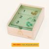 Battat – One – Match Puzzle – Alphabets Wooden Puzzle for Toddlers – Wooden Toys – Educational Toys – 3+ Years– Self Correcting Puzzles with Storage Box ABC(Numbers)