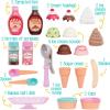 Battat – Play Circle – Birthday Cake – Toy Food – Plates & Candles Accessories – Pretend Play – Princess Birthday Party – 3+ Years(24 Pieces)(Ice Cream Parlour (21 Pcs))
