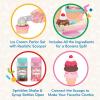 Battat – Play Circle – Birthday Cake – Toy Food – Plates & Candles Accessories – Pretend Play – Princess Birthday Party – 3+ Years(24 Pieces)(Ice Cream Parlour (21 Pcs))
