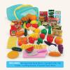 Battat – Play Circle – Play Food – Kitchen Toys – Grocery Store – Pretend Play – Pantry In A Bucket – 3+ Years(79 Pieces)
