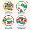 Battat – Play Food Toy for Kids – Cooking Chef Role Play Toys Pretend – Farmers Market Produce Basket – Toddler Pretend Fruit – 2+ Years – Farmers Market Produce Basket(Multicolor)