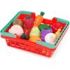 Battat – Play Food Toy for Kids – Cooking Chef Role Play Toys Pretend – Farmers Market Produce Basket – Toddler Pretend Fruit – 2+ Years – Farmers Market Produce Basket(Red)