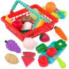 Battat – Play Food Toy for Kids – Cooking Chef Role Play Toys Pretend – Farmers Market Produce Basket – Toddler Pretend Fruit – 2+ Years – Farmers Market Produce Basket(Red)