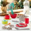 Battat – Play Kitchen & Market – Toddler – Friendly Size – Chalkboard Menu & Oven Dials – 25 Toy Cooking Accessories – 2+ Years – Two n’ One Cookin’ Fun(Kitchen Set – 71 Pcs)