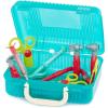 Battat – Pretend Play Doctor Set – Kids Nurse Toys – 10 Pieces & Carry Case – Toddler House Call Playset – 3+ Years– Deluxe Doctor Kit(Blue)