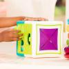 Battat – Sort & Stack Combo – 17 Pieces Sensory Sorting Set – Activity Cube With Bead Maze – Educational & Dexterity Toys – 2+ Years – Shape Sorter Cube + Stacking Rings(Shape Sorter Cube)