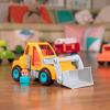 Battat – Spinning Cement Truck – Classic Toddler Trucks – Kids Construction Toys – Soft Rubber Wheels – Cement Mixer – 18+ Months(Front End Loader Truck)