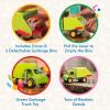 Battat – Spinning Cement Truck – Classic Toddler Trucks – Kids Construction Toys – Soft Rubber Wheels – Cement Mixer – 18+ Months(Garbage Truck)