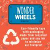 Battat – Wonder Wheels – 3 Pieces Toy Truck Set – Dump, Tow Cement– Toy Construction Vehicles – Recyclable Materials – 1 year +, Yellow(Combo 1)