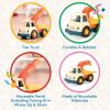 Battat – Wonder Wheels – 3 Pieces Toy Truck Set – Dump, Tow Cement– Toy Construction Vehicles – Recyclable Materials – 1 year +, Yellow(Tow Truck)