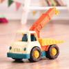 Battat – Wonder Wheels – 3 Pieces Toy Truck Set – Dump, Tow Cement– Toy Construction Vehicles – Recyclable Materials – 1 year +, Yellow(Tow Truck)