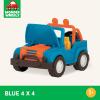 Battat – Wonder Wheels – Blue Toy Camper Van – Toy Rv For Kids, Toddlers – Realistic Details – Recyclable Materials – Camper Van – 1 Year +(4*4 Truck)