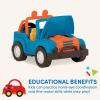 Battat – Wonder Wheels – Blue Toy Camper Van – Toy Rv For Kids, Toddlers – Realistic Details – Recyclable Materials – Camper Van – 1 Year +(4*4 Truck)