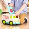 Battat – Wonder Wheels – Blue Toy Camper Van – Toy Rv For Kids, Toddlers – Realistic Details – Recyclable Materials – Camper Van – 1 Year +(Ice Cream Truck)