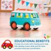 Battat – Wonder Wheels – Blue Toy Camper Van – Toy Rv For Kids, Toddlers – Realistic Details – Recyclable Materials – Camper Van – 1 Year +(Van)