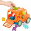 Battat – Wonder Wheels – Shape Sorter Toy Truck – 9 Pieces Developmental Toy For Kids, Toddlers – Animal & Fruit Shapes – Recyclable Materials – Safari Shape Sorter Truck – 1 Year +