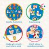 Battat – Wooden Number & Shapes Puzzle – Puzzle n’ Learn – Educational Toy for Kids – 2+ Years(Alphabets)