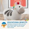 Battat – Zebra Rocking Horse – Wooden Rocker & Plush Body – Active Play Toy – Sturdy & Durable – 12+ Months – Rockin’ Zebra(Zebra)