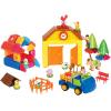 Battat- Bristle Blocks- STEM Interlocking Building Blocks- 67 pc Farm Playset- Developmental Toys for Toddlers & Kid- Barnyard Playset- 2 Years +