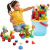 Battat – Bristle Blocks – STEM Interlocking Building Blocks – 50 Pieces Playset – Developmental Toys for Toddlers & Kids – Basic Builder Bucket – 2+ Years(128pc Jungle Adventure!)