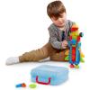 Battat – Bristle Blocks – STEM Interlocking Building Blocks – 50 Pieces Playset – Reusable Carry Case – Developmental Toys for Toddlers & Kids – Basic Builder Case – 2+ Years(50 Pcs (Blue Case))