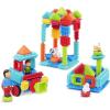Battat – Bristle Blocks – STEM Interlocking Building Blocks – 50 Pieces Playset – Reusable Carry Case – Developmental Toys for Toddlers & Kids – Basic Builder Case – 2+ Years(113-Piece (Blue))