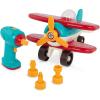 Battat – Classic Construction Toy – Pretend Play Tools – Toddler Trucks – Dexterity Building Toy – 3+ Years– Take – Apart Crane(25 Pc AirPlane)