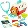 Battat – Mini Vet Playset (11 Pieces) – Plush Dog & Carrier – Stickers & Checklist – Toy Stethoscope & Bone – 2+ Years – Puppy Care Vet Kit