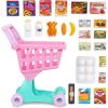 Battat – Play Circle – Shopping Cart & Grocery Set For Kids – Toy Food – Play Kitchen – Pretend Play – 3+ Years(Shopping Cart (Pink))