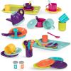 Battat – Play Dinner Set – 45 Pieces Tea Party & Supper Playset – Pretend Kitchen Toys – Tea Pot, Plates, Cutlery – 3+ Years(45 pc Play Dinner Set)