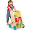 Battat – Wooden Activity Walker – 9 Educational Activities – Learning & Walking Toy for Toddlers – Stand, Push, Walk – 1 Year + – Farm Theme(Activity Walker)