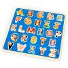 Battat – Wooden Number & Shapes Puzzle – Puzzle n’ Learn – Educational Toy for Kids – 2+ Years(Alphabets)
